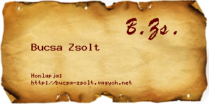Bucsa Zsolt névjegykártya